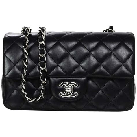 mini chanel crossbody child|CHANEL Lambskin Quilted Mini Rectangular Flap Black.